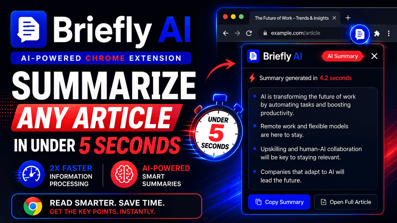 Briefly: AI Content Summarizer