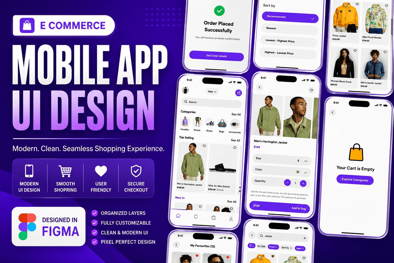 E Commerce Mobile App UI Design